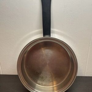 8.5” Cordon Bleu Temp Tone Frying Saute Pan - T304 Stainless, No Lid, USA Made